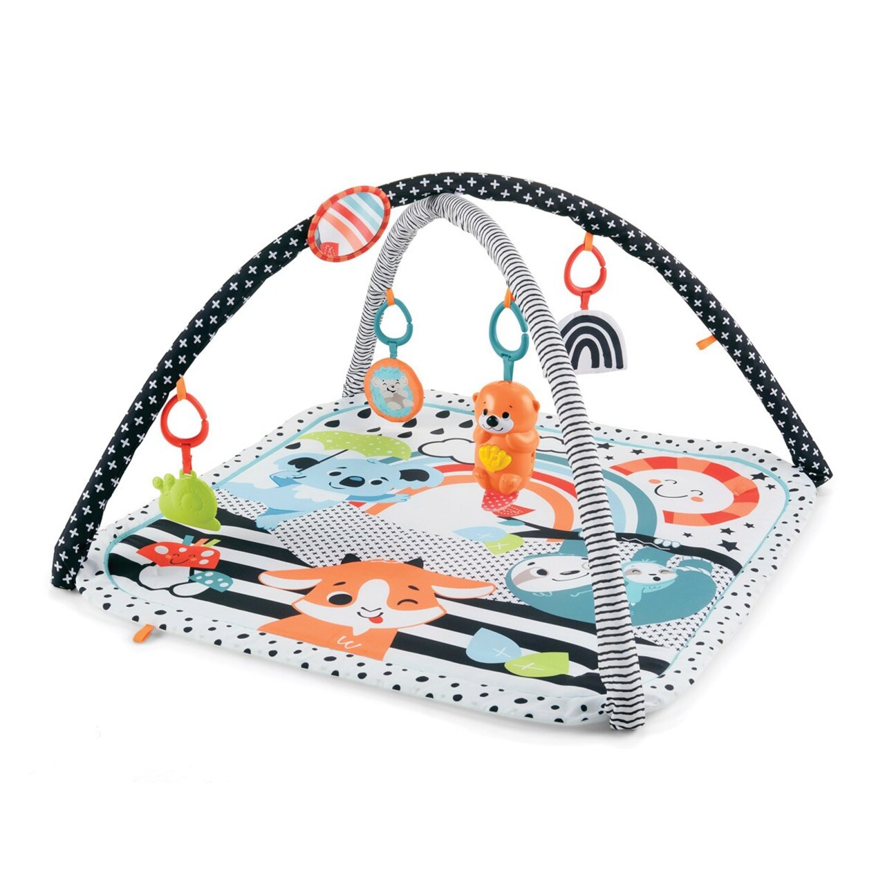 Fisher Price Toys 3-in-1 Music, Glow and Grow Gym Activity Play Mat